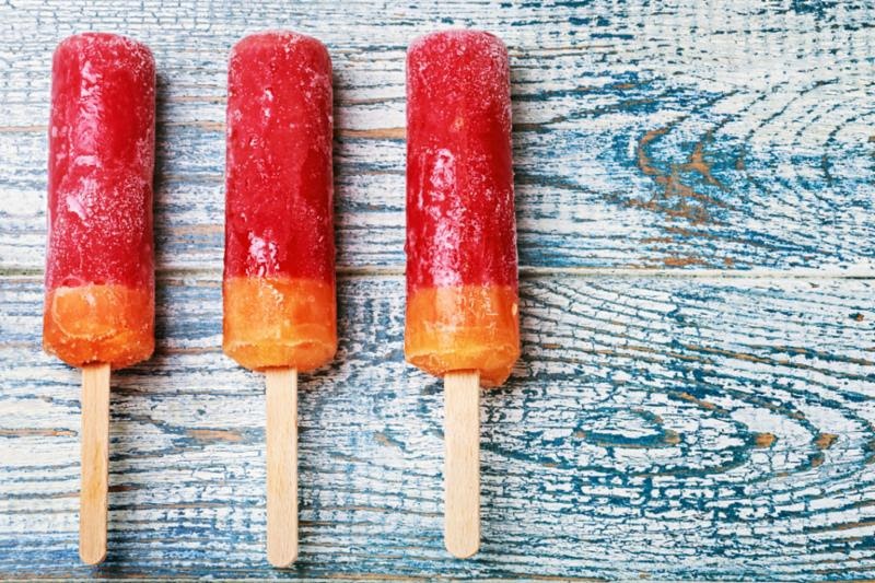 image of three popsicles