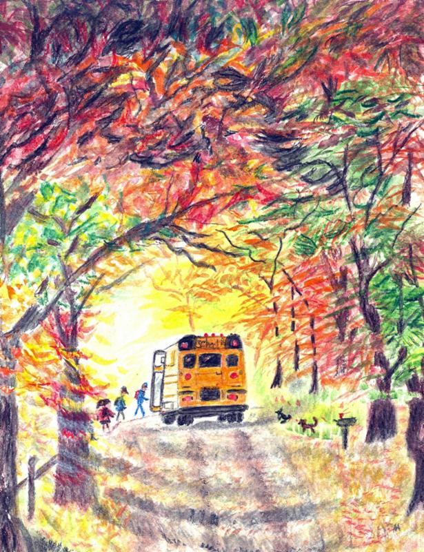 image of a going back to school portrait
